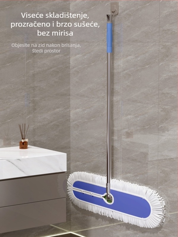 Veliki plosnati mop za čišćenje hotela, komercijalna upotreba, 2025 novi model, široko pokrivanje poda, čišćenje u jednom koraku kod kuće