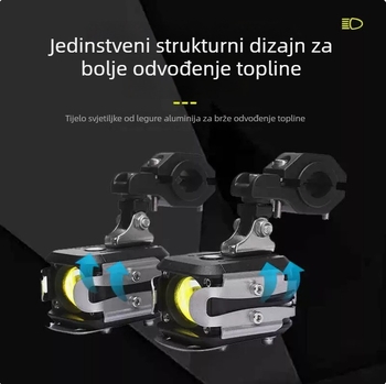 LED far motocikla s integriranim visokim i niskim snopom za električni motocikl