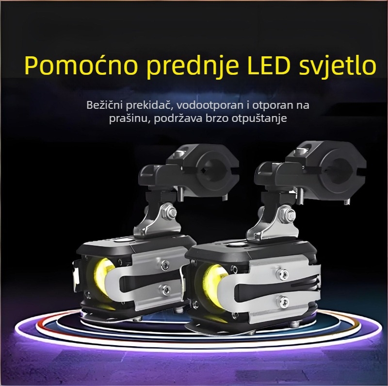 LED far motocikla s integriranim visokim i niskim snopom za električni motocikl