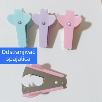 Mini makaron boje – uklanjivač spajalica, uredski dodatak