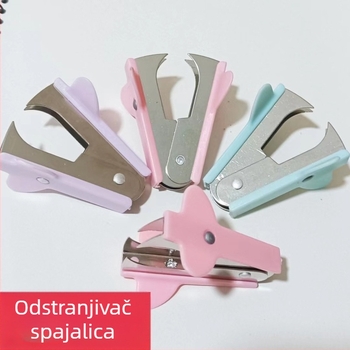 Mini makaron boje – uklanjivač spajalica, uredski dodatak