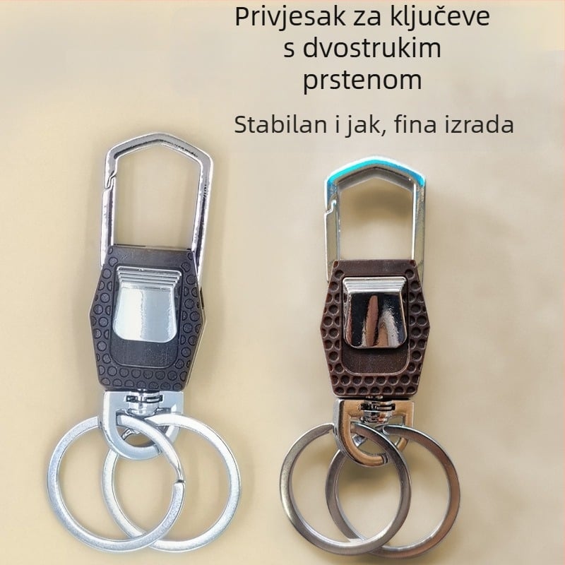 Premium višenamjenski autoključ od cinka, dizajn protiv gubitka, kreativan