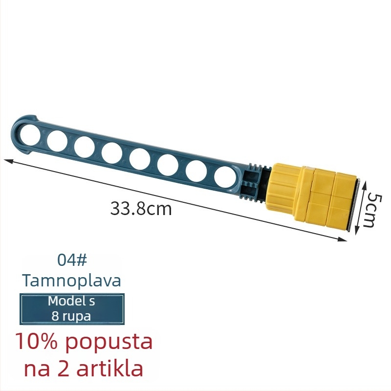 Classic Crown Nehrđajući čelični vanjski sušitelj za odjeću, prijenosni jednopolni dizajn za balkon ili prozor