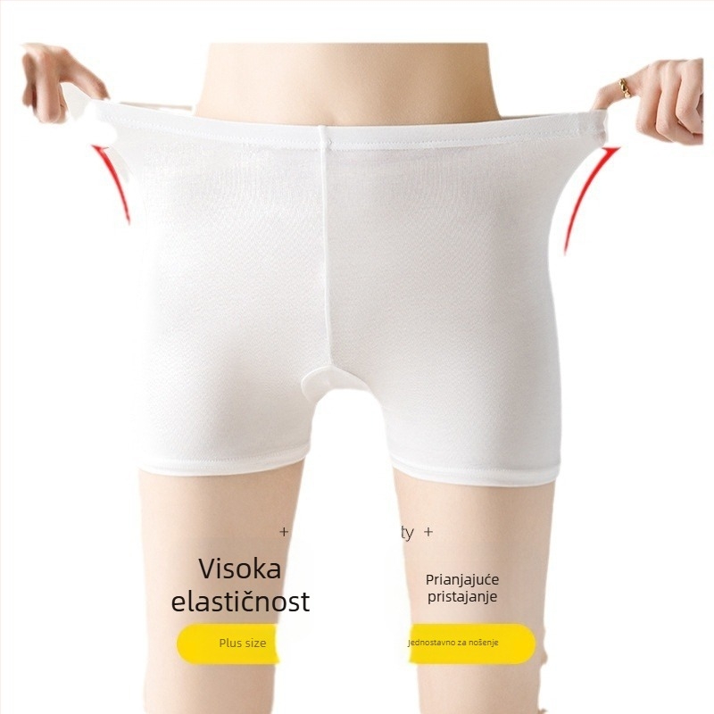Ženske Ice Silk bešavne sigurnosne šorc s čipkom – duljina 3/4
