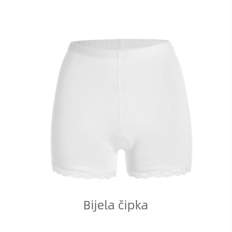 Ženske Ice Silk bešavne sigurnosne šorc s čipkom – duljina 3/4