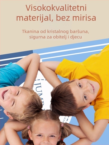 Šok-ublažavajuća podloga za skakanje konopcem, zvučna izolacija, jastuk za koljena, 6 mm debela, protuklizna joga i fitness podloga, 80 × 120 cm.