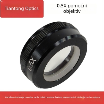 Tiantong Optical 10A mikroskop s objektivima 0,5×, 2×, 0,35× i 0,3×, 0645 standardni objektiv, HD