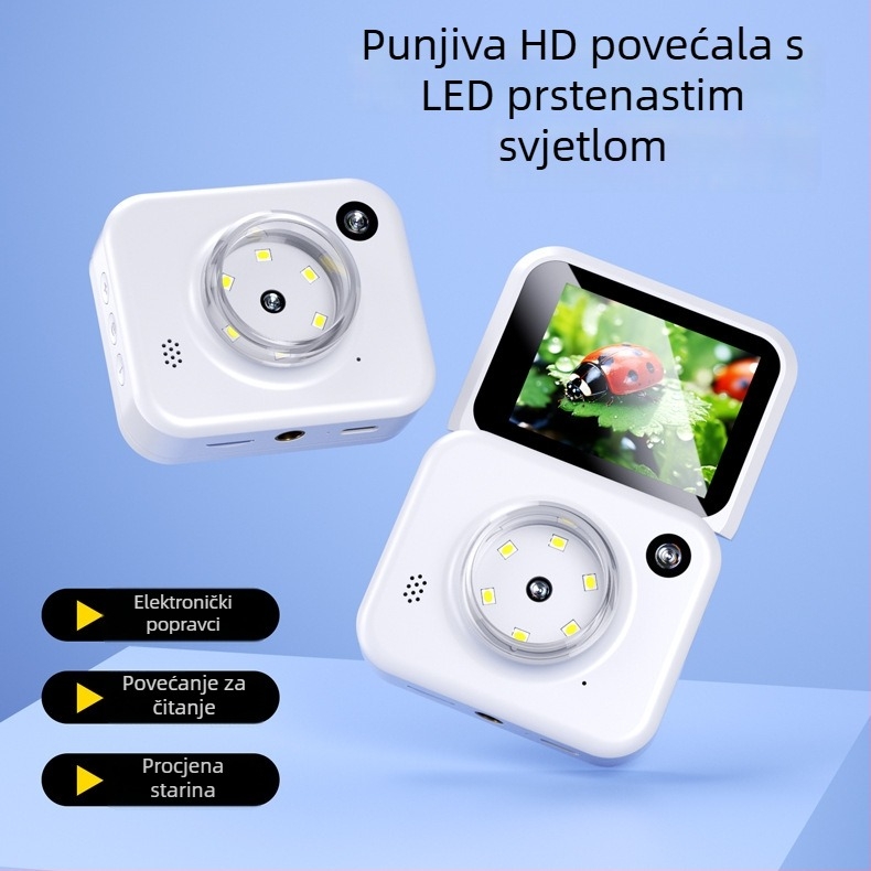 Prijenosni ručni elektronički povećivač i digitalni mikroskop za industrijsko održavanje, inspekciju mobilnih telefona, satova i nakita