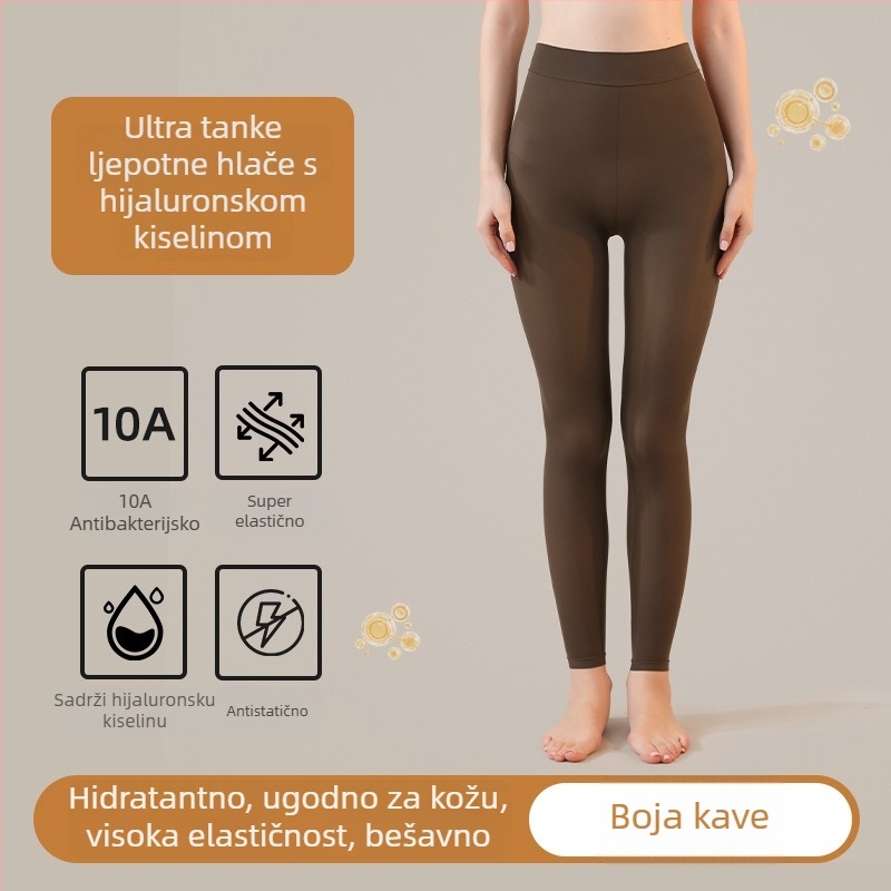 Ženski ultra-tanki termalni set za jesen i zimu, bezšivni gornji dio i donji dio, bazni sloj