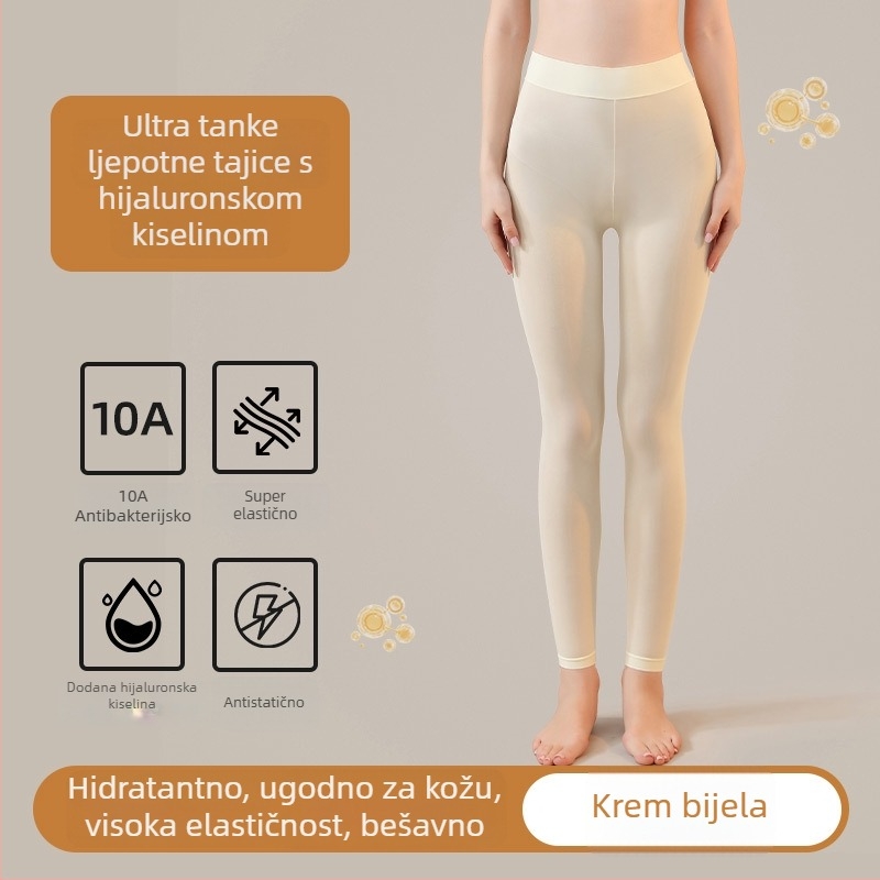 Ženski ultra-tanki termalni set za jesen i zimu, bezšivni gornji dio i donji dio, bazni sloj