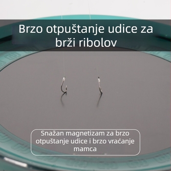 Magnetska posuda za mamce s prozirnom kutijom, kutija za ribolov i pribor za mamce