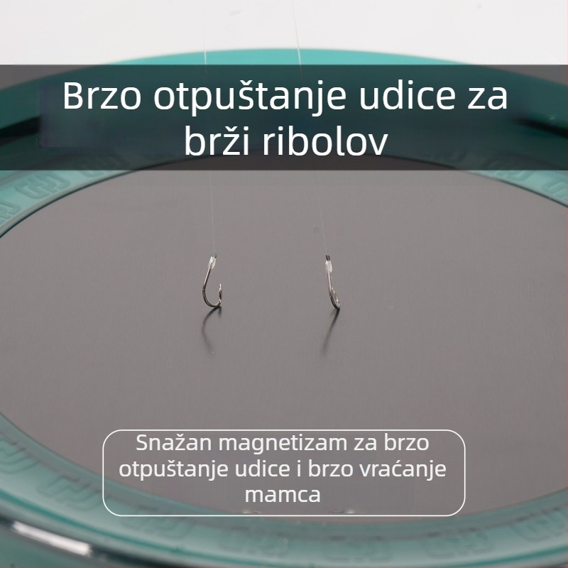 Magnetska posuda za mamce s prozirnom kutijom, kutija za ribolov i pribor za mamce