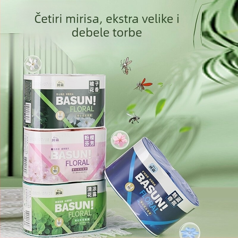 Guste vreće za smeće s mirisom gardenije, u stilu veste, za kućnu upotrebu u dnevnom boravku, kuhinji, spavaćoj sobi i studentskom domu.