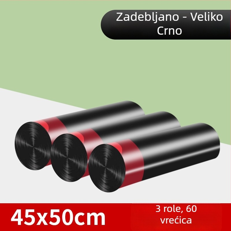 Kućne vrećice za smeće sa šnurlom, otporne, velike veličine, automatsko zatvaranje, kuhinjski paket