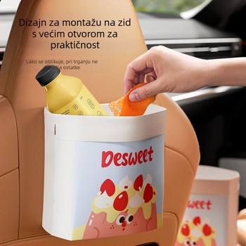 Ljepljiva stojna vrećica za smeće za stol, auto i ured