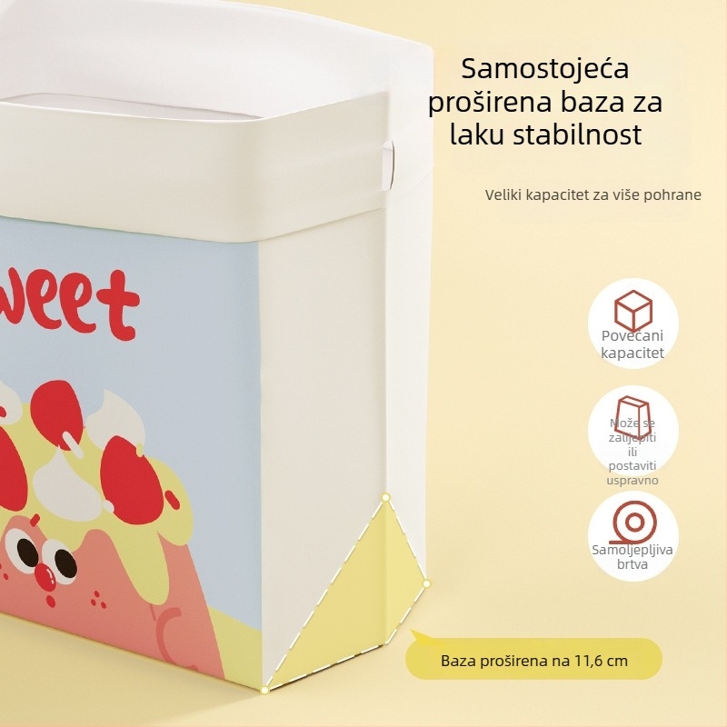 Ljepljiva stojna vrećica za smeće za stol, auto i ured