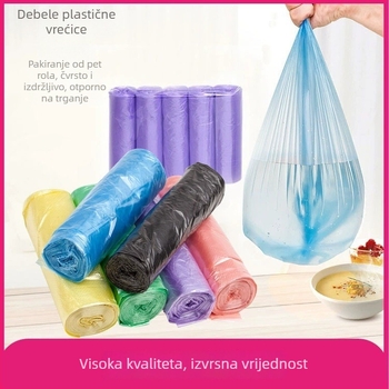 Debele velike vreće za kuhinjsko smeće, jednokratne, s ravnim otvorom, za kućnu upotrebu