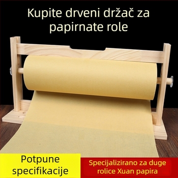 Drveni stalak za svitke za kaligrafiju i slikanje, dugački stalak