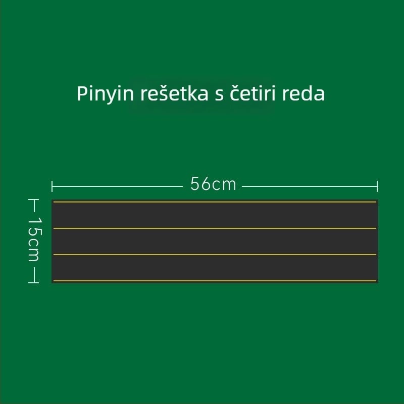 Magnetska ploča za učenje s Pinyinom i engleskim mrežnim linijama, mala kućna magnetska ploča, vodootporna