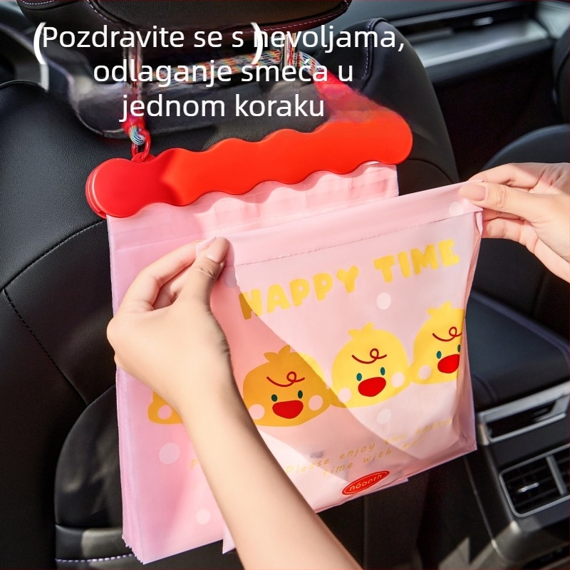 Auto-montirane jednokratne vrećice za smeće s ljepilnim kopčama, viseće vrećice za pohranu i čišćenje, debele i izdržljive