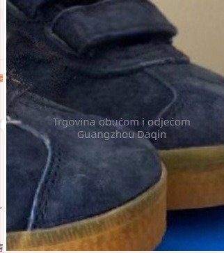 AA022 Lagane dječje tenisice s Velcro zatvaračem, druge generacije, gornji dio od denima, gumeni potplat, protuklizne i otporne na habanje