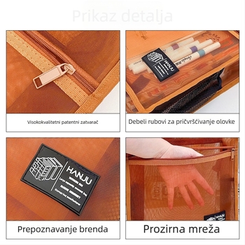 889 vertikalna ručna torba za A4 dokumente, udžbenike i testove trudnoće; skladišna, umjetnička i putna torba