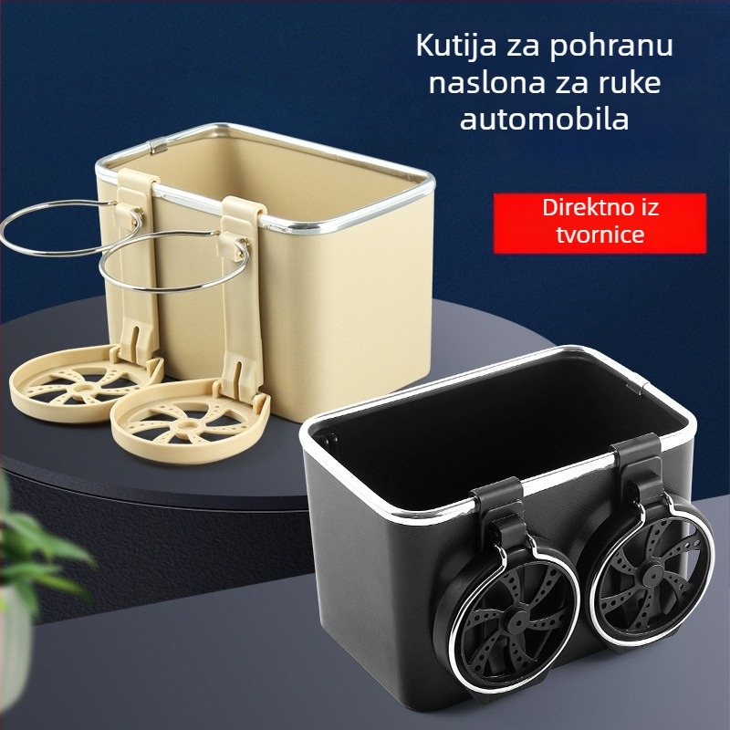 Kutija za naslon za ruke automobila — višenamjenski držač maramica, viseći uz vizir za sunce i skladištenje