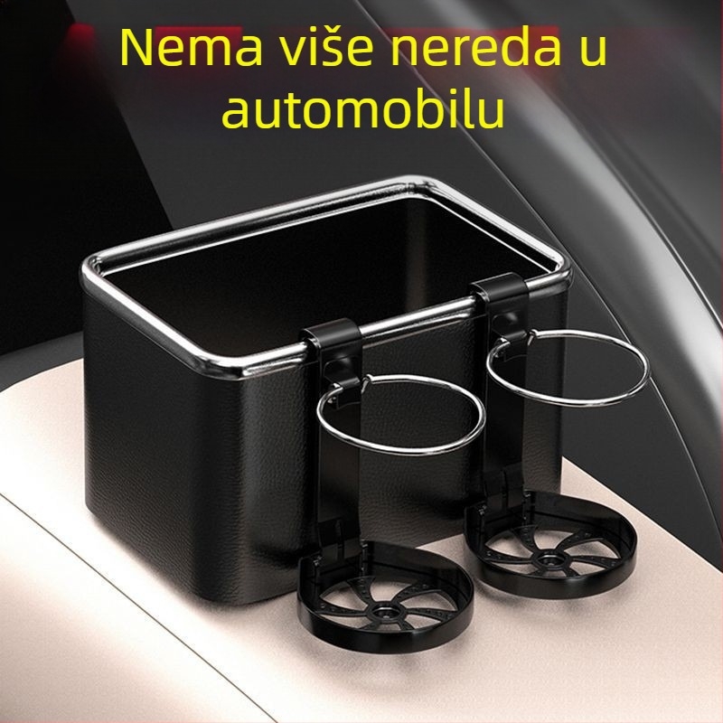 Kutija za naslon za ruke automobila — višenamjenski držač maramica, viseći uz vizir za sunce i skladištenje