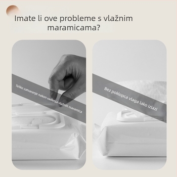 Višenamjenska prijenosna kutija za mokre maramice za auto, dom i putovanja