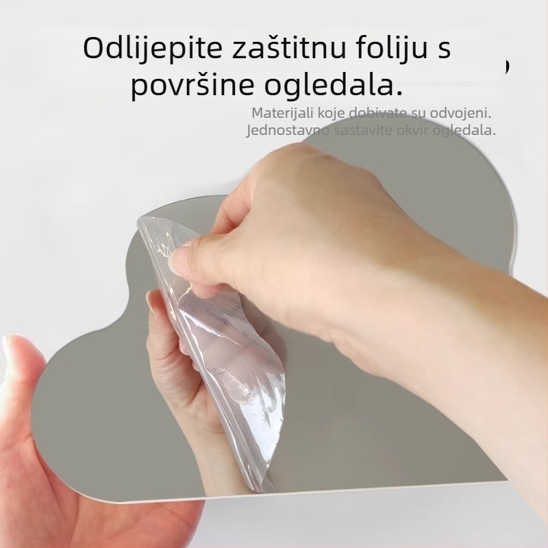 Ogledalo oblaka s tulipanima, DIY ručna izrada, noćna svjetiljka, dar najboljoj prijateljici