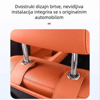 Ideal L6L7L8L9 Auto spremnik za pohranu sa držačem za maramice i držačem za čaše, Mega organizator unutarnjeg prostora automobila