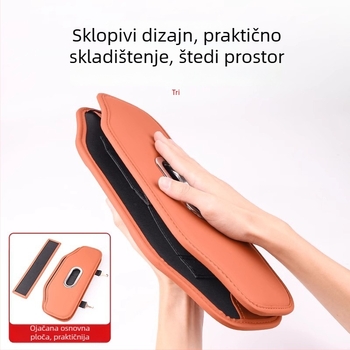 Ideal L6L7L8L9 Auto spremnik za pohranu sa držačem za maramice i držačem za čaše, Mega organizator unutarnjeg prostora automobila