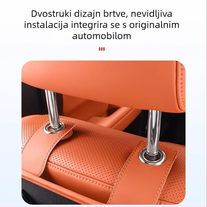 Ideal L6L7L8L9 Auto spremnik za pohranu sa držačem za maramice i držačem za čaše, Mega organizator unutarnjeg prostora automobila