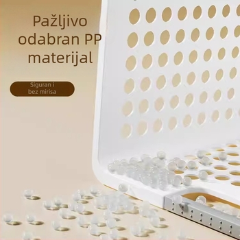 Plastična košarica za skladištenje – kuhinjska košara za voće, grickalice i sitnice; stolni organizator i kutija za odjeću
