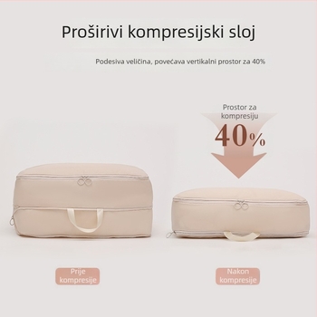 Najlonska kompresijska torba za odjeću – putni organizator, prenosna torba za prtljagu