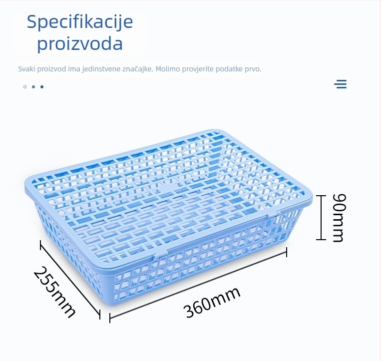 Deli 929 mrežasti koš za dokumente, organizator za A4 datoteke, stolni spremnik za skladištenje