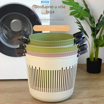 Plastični koš za prljavo rublje, moderan minimalistički dizajn, luksuzan izgled