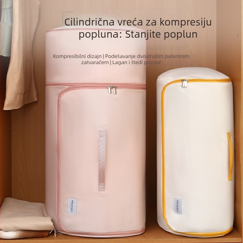 Cilindrična torba za pohranu deka i odjeće – velika zapremina, kompresija i organizacija