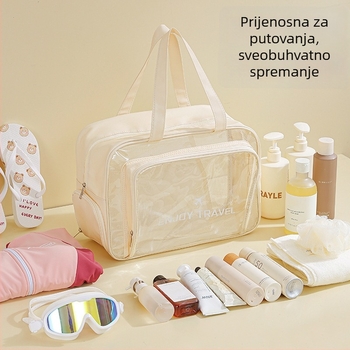 Debljasta vodootporna torba za kozmetiku s odjeljkom za suho i mokro, velik kapacitet, putna torba za cipele i opremu za plivanje