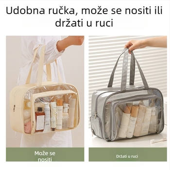 Debljasta vodootporna torba za kozmetiku s odjeljkom za suho i mokro, velik kapacitet, putna torba za cipele i opremu za plivanje