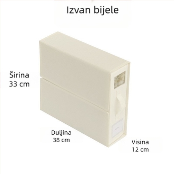 Kutija za pohranu posteljine i deke, četverodijelni set, 14 L, 38×32×11,5 cm, organizator ormara