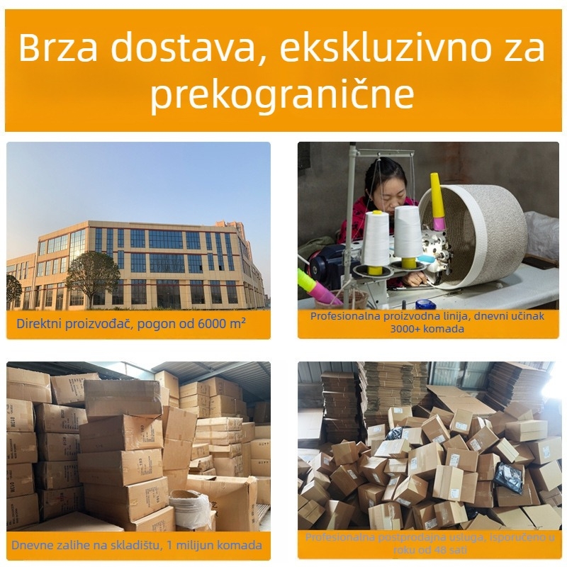 Ručni pleteni koš od ratana za cvijeće i biljke