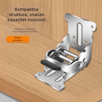 180°/90° automatski zaključavajući šarnir za sklopivi stol s produžnom pločom – spojni dio namještaja RV