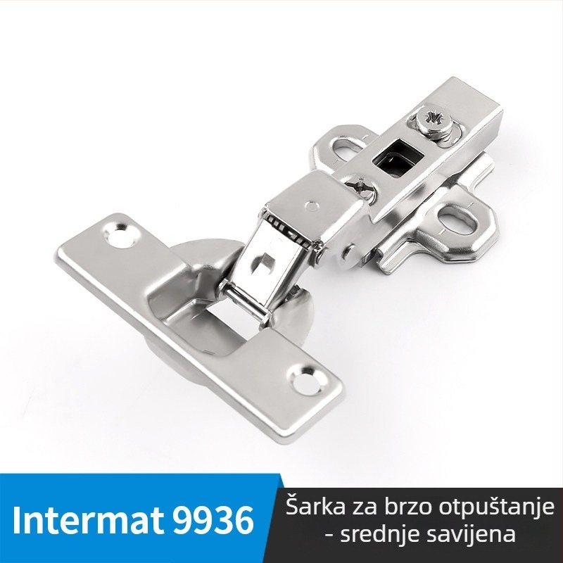 35 mm debeli panta za vrata, ugrađena dvostupanjska opružna zglob za ormariće i garderobe