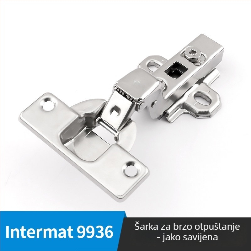 35 mm debeli panta za vrata, ugrađena dvostupanjska opružna zglob za ormariće i garderobe