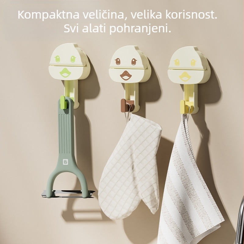 Kuka sa vakuumom, bez bušenja, nosivost do 10 kg, za kuhinju, kupaonu i WC, na vrata