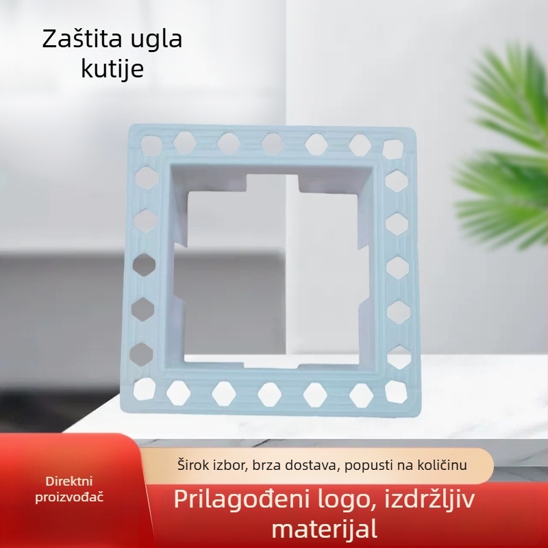 Univerzalni četvrtasti dekorativni zaštitnik kuta za kućište prekidača, pogodan za električne, vodovodne i stolarijske radove
