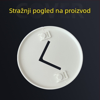Dekorativni pokrov za kutni metalni okvir i montaža nosača cijevi za kućni plin