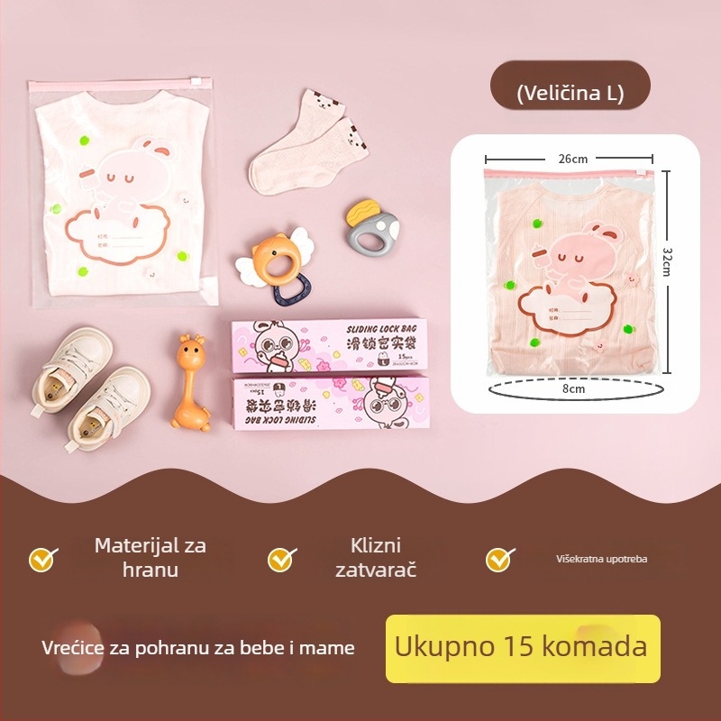 Torbica za skladištenje za vrtić – vodootporan putni organizator za odjeću i potrepštine