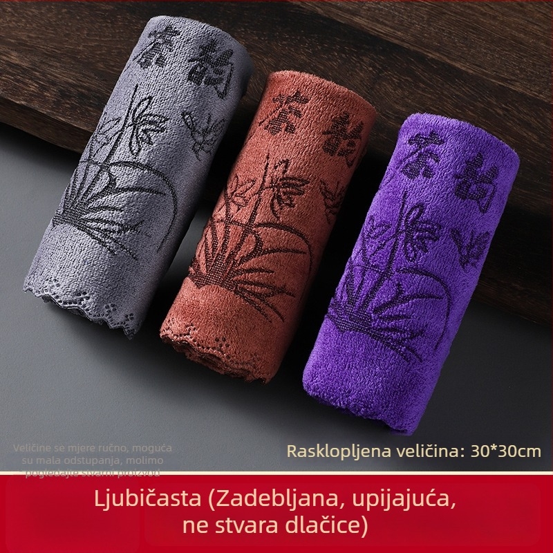 Absorptivna debela krpa za čajni stol i podmetač, mala veličina, pribor za čajni set